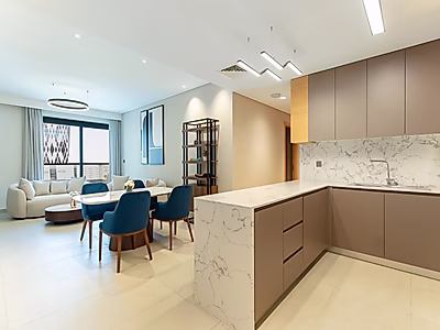 شقة جديدة تمامًا غرفتين نوم + غرفة خادمة | خطة سداد لمدة 6 سنوات