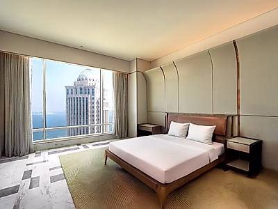 الجناح الملكي البنتهاوس | شقة غرفتين في أحدث برج أيقوني بوست باي