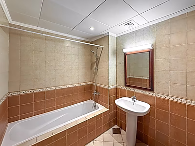 Spacious 1-Bedroom Fully Furnished Apartment for Lease in Porto Arabia | High Floor | Partial Marina & Katara View