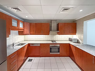 Spacious 1-Bedroom Fully Furnished Apartment for Lease in Porto Arabia | High Floor | Partial Marina & Katara View