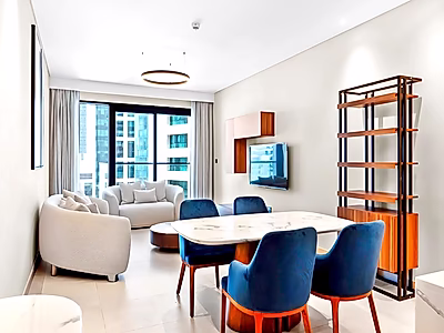 شقة زاوية ٢ غرفة + خادمة في مارينا لوسيل | عائد استثماري فوري + خطة سداد مرنة