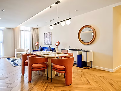 شقة فندقية 3 غرف نوم + غرفة خادمة | مخدومة | الفواتير مشمولة