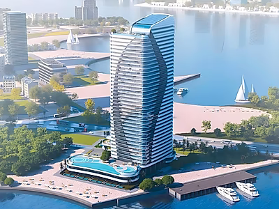 Exclusive Sea-View Resale Studio | La Mer Tower, Lusail Waterfront