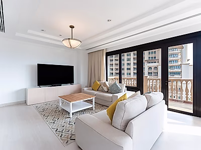 Elegant 1-Bedroom Retreat in Porto Arabia – Spacious 150 SQM Luxury Living