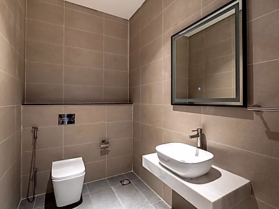 لا بلاج ساوث | إطلالات مدينة/بحر | شقة فاخرة غرفة نوم