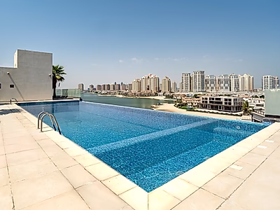 لا بلاج ساوث | إطلالات مدينة/بحر | شقة فاخرة غرفة نوم