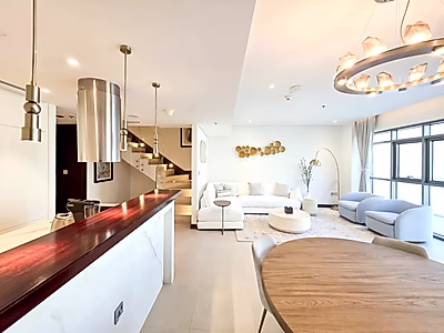 شقة دوبلكس أنيقة مفروشة بغرفة نوم واحدة مع تراس في اللؤلؤة - قطر