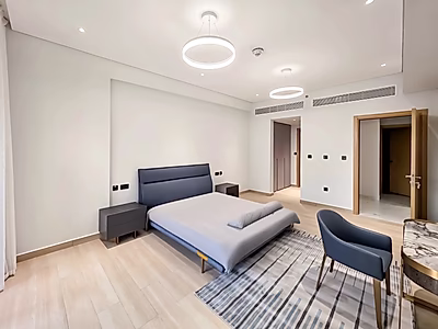 شقة جديدة كليًا، مفروشة بالكامل، بغرفة نوم واحدة في اللؤلؤة