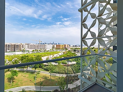 شقة فاخرة مكونة من غرفتين نوم بإطلالة خلابة على حديقة الهلال