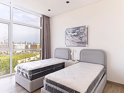 شقة فاخرة مكونة من غرفتين نوم بإطلالة خلابة على حديقة الهلال