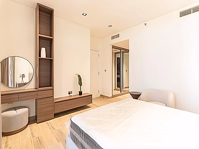 شقة فاخرة مكونة من غرفتين نوم بإطلالة خلابة على حديقة الهلال