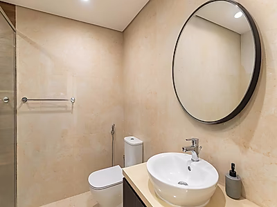 شقة فاخرة مكونة من غرفتين نوم بإطلالة خلابة على حديقة الهلال