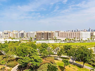 شقة فاخرة مكونة من غرفتين نوم بإطلالة خلابة على حديقة الهلال