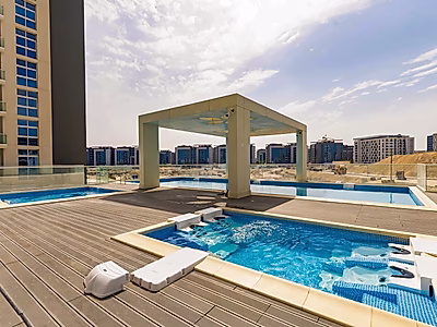 شقة فاخرة مكونة من غرفتين نوم بإطلالة خلابة على حديقة الهلال