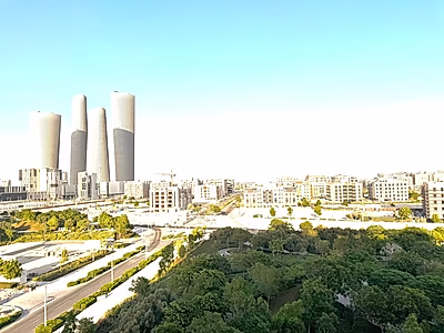 شقة فاخرة من غرفتي نوم بإطلالة خلابة على حديقة كريسنت