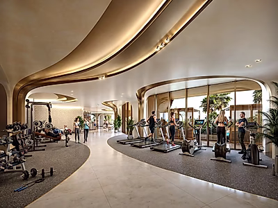 شقة فاخرة بغرفة نوم واحدة | من تصميم زها حديد | جزيرة قطيفان – قطر