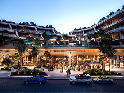 شقة فاخرة بغرفة نوم واحدة | من تصميم زها حديد | جزيرة قطيفان – قطر