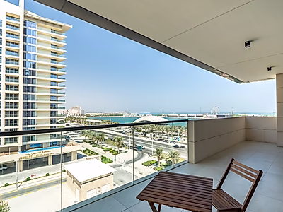 لي ميراج لوسيل مارينا – شقة غرفة نوم واحدة بإطلالة جزئية على البحر