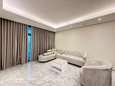 شقة جديدة كليًا مع غرفتي نوم + غرفة خادمة | طابق علوي | دفع عند الاستلام | لوسيل مارينا