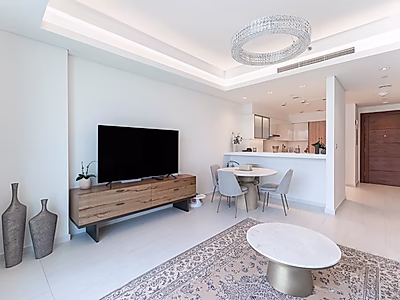 شقة فاخرة بغرفة نوم واحدة وحمام واحد مع إطلالة كاملة على البحر - ممشى جزيرة جيوان