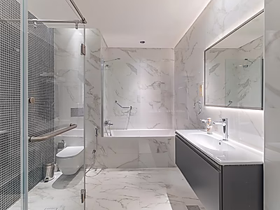 شقة فاخرة بغرفة نوم واحدة وحمام واحد مع إطلالة كاملة على البحر - ممشى جزيرة جيوان