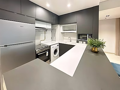 شقة مفروشة بغرفتي نوم في لوسيل مارينا | سند ملكية | إطلالة بحرية