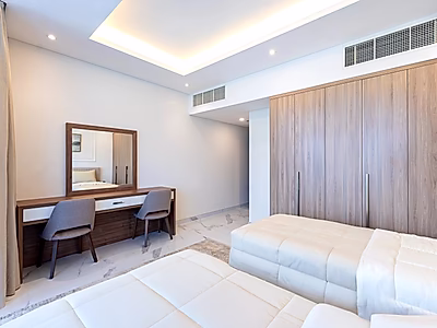 شقة جديدة كليًا مكونة من غرفتي نوم بإطلالة كاملة على البحر في المارينا مع خطة سداد مرنة