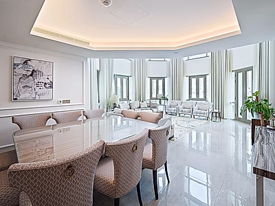 تاون هاوس فاخر دوبلكس مع مسبح خاص وإطلالة بحرية في سانت ريجيس مرسى العرب – جزيرة اللؤلؤة