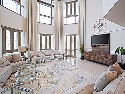 تاون هاوس فاخر دوبلكس مع مسبح خاص وإطلالة بحرية في سانت ريجيس مرسى العرب – جزيرة اللؤلؤة