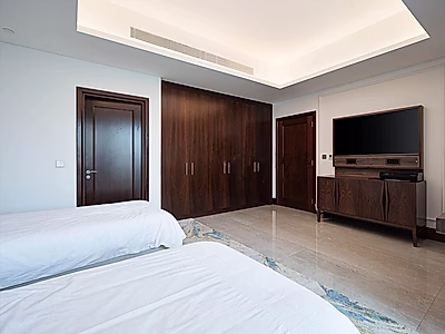 تاون هاوس فاخر دوبلكس مع مسبح خاص وإطلالة بحرية في سانت ريجيس مرسى العرب – جزيرة اللؤلؤة