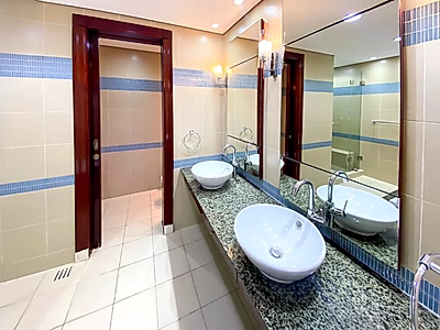 شقة فاخرة من غرفتين مع إطلالة على المارينا في اللؤلؤة