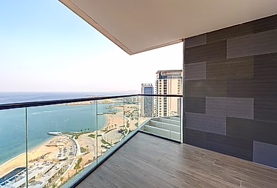 شقة فاخرة من غرفتين وصالة، 3 حمامات، بإطلالة مباشرة على البحر ووصول مباشر – لوسيل ووترفرونت