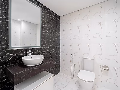 شقة جديدة بالكامل – غرفة وصالة في مدينة ياسمين – مبنى كريسينت | مفروشة بالكامل