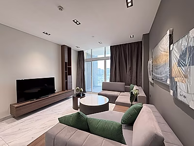 شقة رائعة مكونة من غرفتي نوم للبيع في مدينة ياسمين