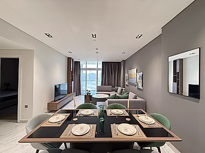 شقة رائعة مكونة من غرفتي نوم للبيع في مدينة ياسمين