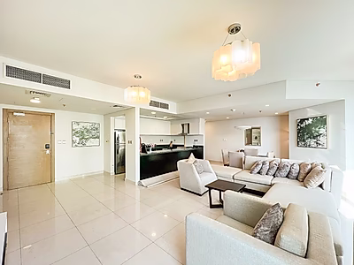 شقة رائعة بغرفتين | منطقة المارينا