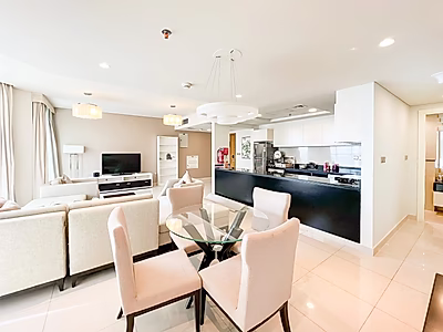 شقة رائعة بغرفتين | منطقة المارينا