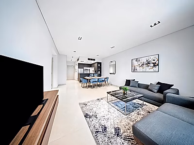 شقة غرفتين و3 حمامات - لوسيل مارينا - جاهزة ومؤجرة