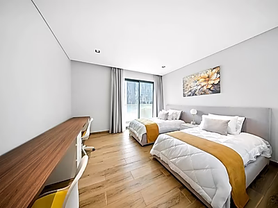 شقة غرفتين و3 حمامات - لوسيل مارينا - جاهزة ومؤجرة