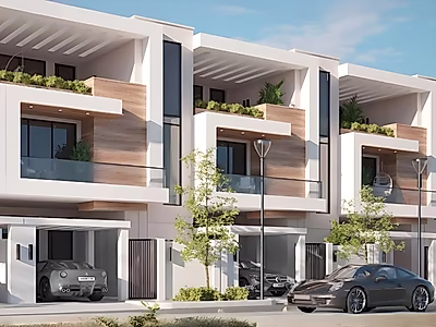 تاون هاوس 3 غرف + غرفة خادمة | مسبح خاص | 300 م² | موقفان | ياسمين سيتي – لوسيل | إعادة بيع مع خطة دفع حتى ديسمبر 2029