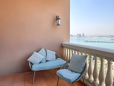 ELEGANT 3 BEDROOM + MAID MARINA VIEW | PORTO ARABIA