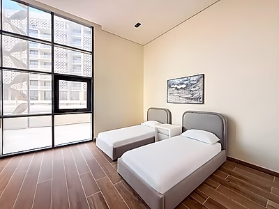 شقة جديدة تمامًا من غرفتي نوم | تراس واسع | مجتمع سكني راقٍ