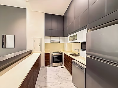 شقة جديدة تمامًا من غرفتي نوم | تراس واسع | مجتمع سكني راقٍ