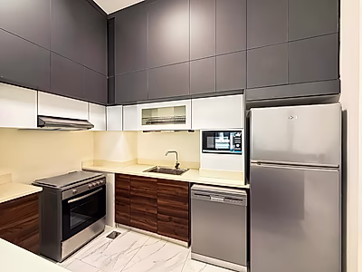 شقة جديدة تمامًا من غرفتي نوم | تراس واسع | مجتمع سكني راقٍ