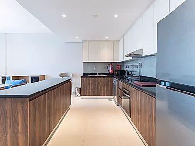 أناقة بجانب البحر | شقة بغرفة نوم واحدة للإيجار