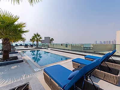 أناقة بجانب البحر | شقة بغرفة نوم واحدة للإيجار