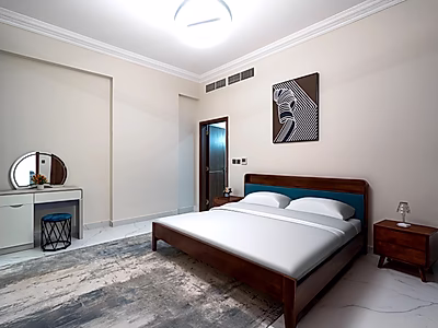 شقة أنيقة بغرفتين في الوعب