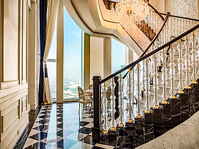 بنتهاوس فاخر في فندق ٥ نجوم | ٧ غرف رئيسية | ويست باي