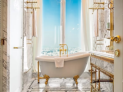 بنتهاوس فاخر في فندق ٥ نجوم | ٧ غرف رئيسية | ويست باي