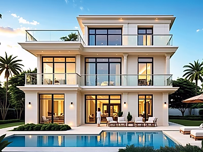صمم فيلا أحلامك في لوسيل اليوم - اختر من بين 9 تصاميم داخلية وخارجية فاخرة وفريدة
